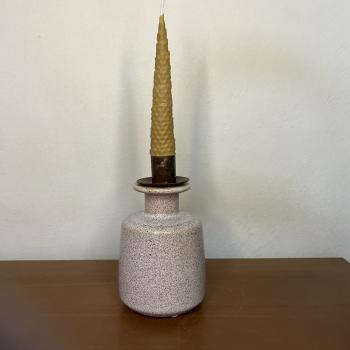 VASO EM CERAMICA PONTEADO