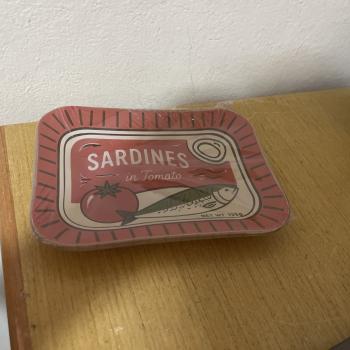 TRAVESSA DE VIDRO PEQUENA TOMATO (SARDINE)