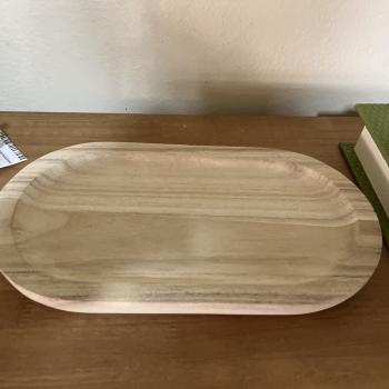 BANDEJA DE MADEIRA OVAL MAMBRUI PP 30X16