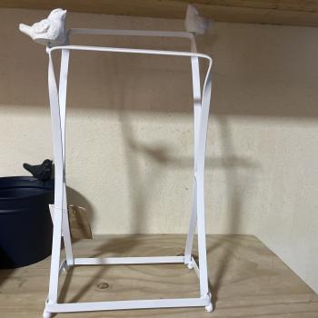 PORTA TOALHA DE PIA PASSAROS 18X12X35