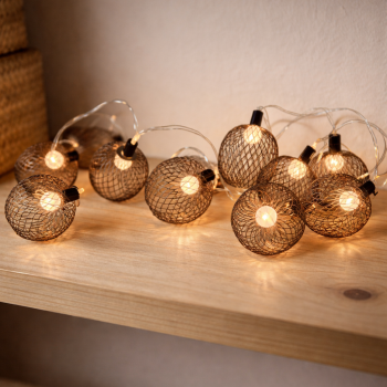 CORDAO DE LUZ 10 LEDS A PILHA