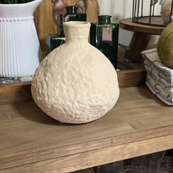 VASO EM CERAMICA P NUDE COM TEXTURA