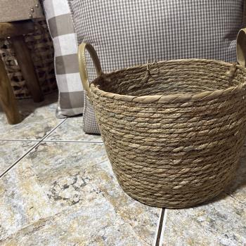 CESTO NATURAL ALCA COURO M