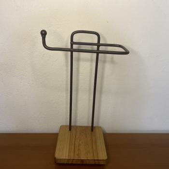 PORTA TOALHA SLIM  MARROM