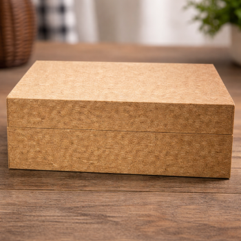 CAIXA DECORATIVA EM MDF NATURAL M 30x18x9