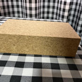 CAIXA DECORATIVA EM MDF NATURAL P 23x13x6
