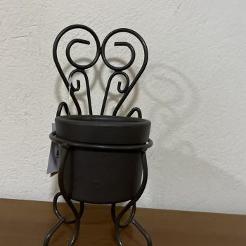 CADEIRA VASO MILA MARROM G