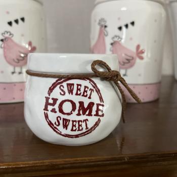 VASO REDONDO SWEET HOME BRANCO