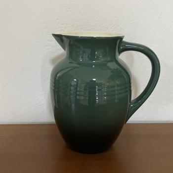 JARRA EM CERAMICA VERDE 1L 20X16X22CM