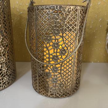 LUMINARIA DE METAL TEXTURAS COM ALCA P