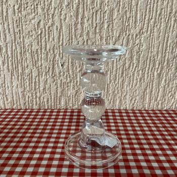 CASTIÇAL VIDRO 15CM