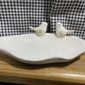 COMEDOURO DE CERAMICA PASSARO 25X12
