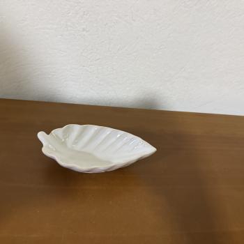 TRAVESSA FOLHA MINI DECOR P BRANCO