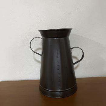 VASO DUPLA ALÇA MARROM M:25,5x14