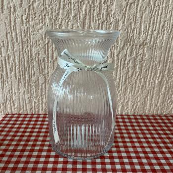 VASO VIDRO TRANSPARENTE 19X11,5CM