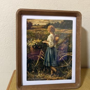PORTA-RETRATO EM MADEIRA - 15X20