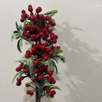 GALHO CACHOS BERRIS FOLHAGENS 65 CM