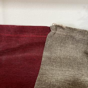 SACO LINHO LISO 25X35