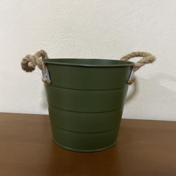 CACHEPOT CAMADAS MUSGO METAL 15X18