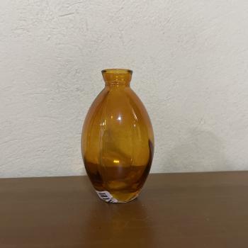 VASO VIDRO AMBAR QI0011 M 14cm
