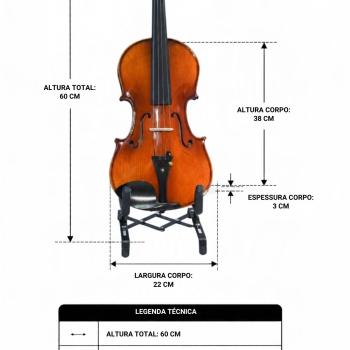VIOLINO PREMIUM - LINHA VIRTUOSO  4/4 - JAVN-600