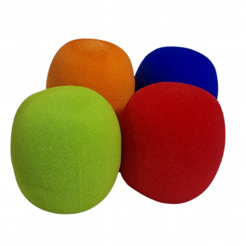 ESPUMA P/ MICROFONE VERDE  - PACK C/10 UNID - EM01-VD