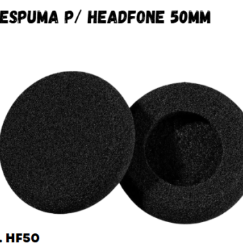 ESPUMA P/ HEADFONE 50MM - PACK C/20 UNID - HF50