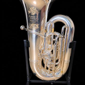 TUBA PROFISSIONAL EM DÓ - PRATA Bb 6/4 - JABB-800-JK