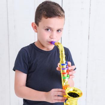 SAXOFONE PLASTICO BRINQUEDO - UNIT - SX01