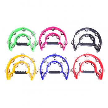 PANDEIROLA MEIA LUA DUPLO ROSA - UNIT -  PA01-PK