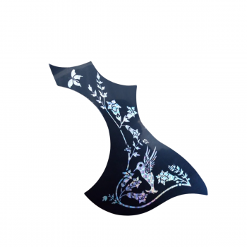 ADESIVO VIOLÃO FOLK -  SILVER - PACK 6 UNID - EF02