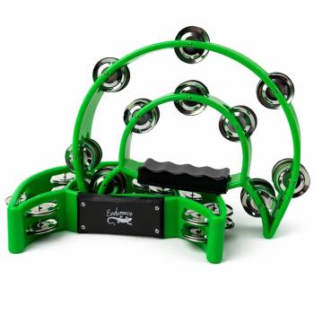 PANDEIROLA MEIA LUA DUPLO VERDE - UNIT - PA01-GR