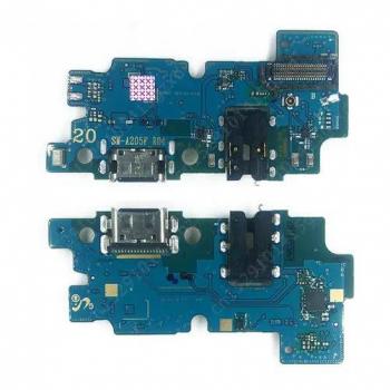 SUBPLACA/CONECTOR DE CARGA SAMSUNG A20 J-5-15