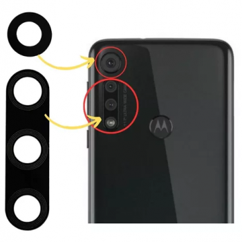 LENTE/VIDRO CAMERA MOTO G8 PLAY - KIT C-2-16