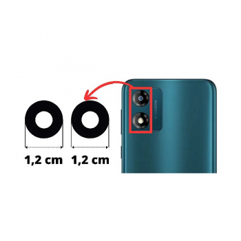 LENTE/VIDRO CAMERA MOTO E13 - KIT C-5-3