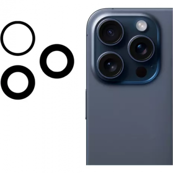 LENTE/VIDRO CAMERA IPHONE 16 PRO MAX KIT L-A-14