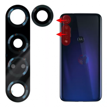 LENTE/VIDRO CAMERA MOTO G8 PLUS - KIT C-3-2