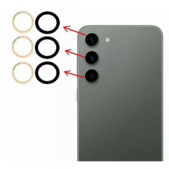 LENTE/VIDRO CAMERA SAMSUNG S23/S23 PLUS KIT C-2-10