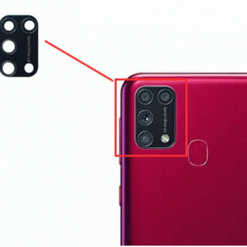 LENTE/VIDRO CAMERA SAMSUNG M31S C-1-8