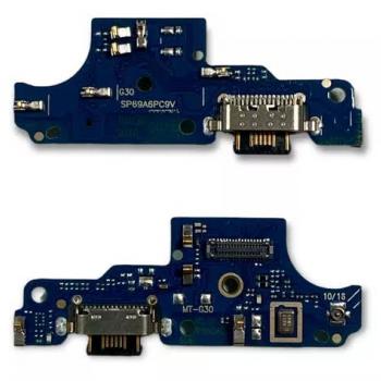 SUBPLACA/CONECTOR DE CARGA MOTO G30 I-5-8