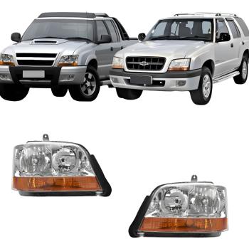 FAROL S10 BLAZER PITBULL 01/11 AMBAR LD / FOCO DUPLO
