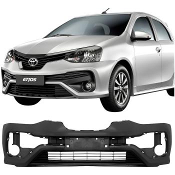 PARA-CHOQUE ETIOS HATCH/SEDAN 17/21 DIANT PRETO LISO