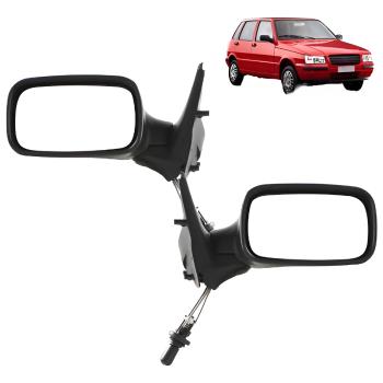 RETROVISOR  UNO FIRE 01> 4P C/C LD CONV