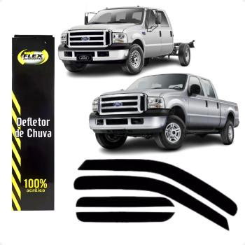 DEFLETOR DE CHUVA F-250/F-350/F-4000 CAB. DUPLA 99/11 4P