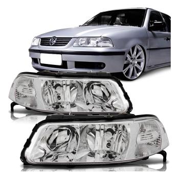 FAROL GOL/SAVEIRO/PARATI G3 99/05 FOCO DUPLO CROMADA LD