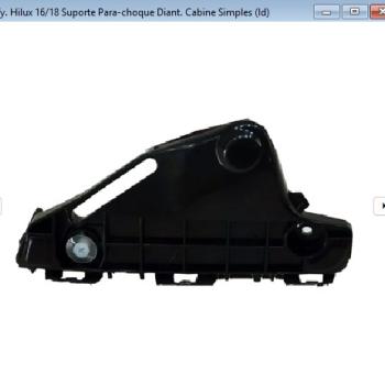 TY. HILUX 16/18 SUPORTE PARA-CHOQUE DIANT. CABINE SIMPLES (LE)