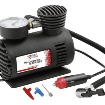 MINI COMPRESSOR DE AR 250PSI/ 1750KPA 12V.DC OVERVISION