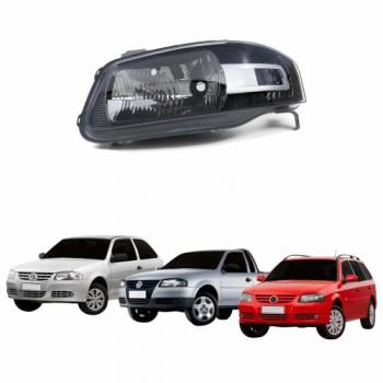 FAROL - GOL G4 /SAVEIRO 2006/12 MASCARA CINZA LE