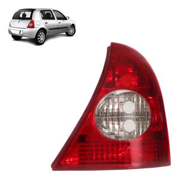 Lanterna Traseira Clio Hatch 2003 A 2010 Re E Pisca Cristal LD
