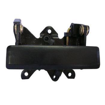 MACANETA EXTERNA DA CACAMBA PRETA BRILHANTE  S-10 APOS 95 - COMPOSICAO: METAL / PLASTICO